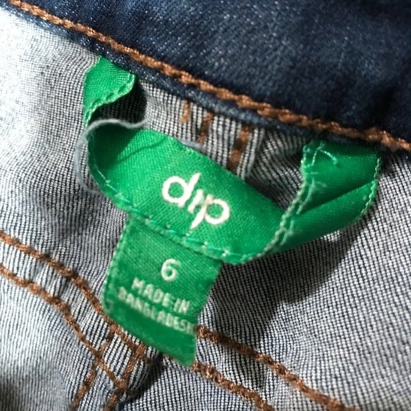 DONATED Women's Dip Blue Skinny Jeans - Size 6 - Picture 7 of 8